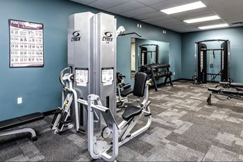 Fitness center with updated equipment